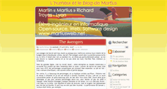 Desktop Screenshot of blog.martiusweb.net